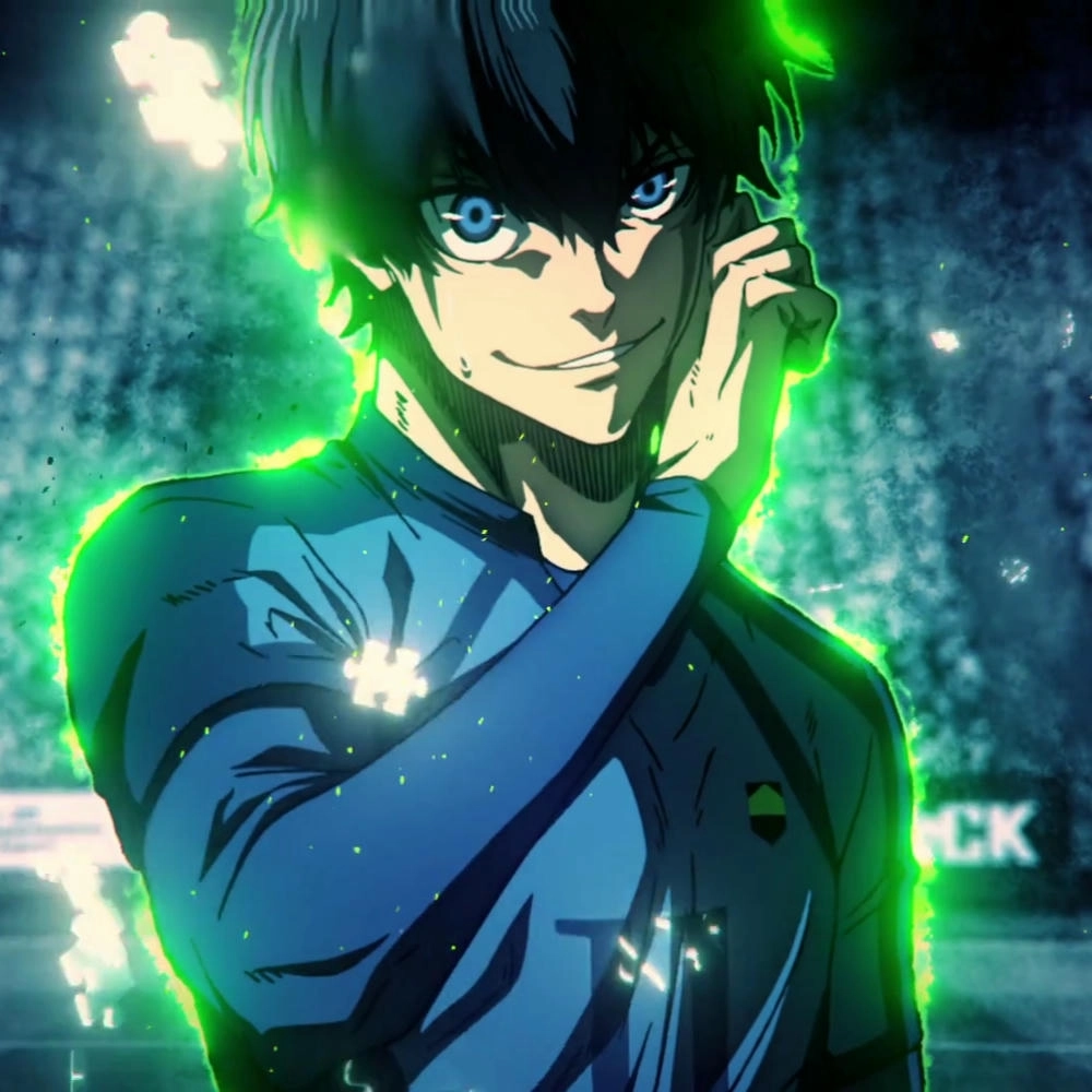 ảnh isagi yoichi trong anime blue lock 