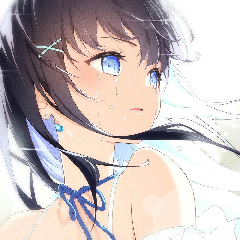 ảnh anime buồn ánh mắt vô hồn 