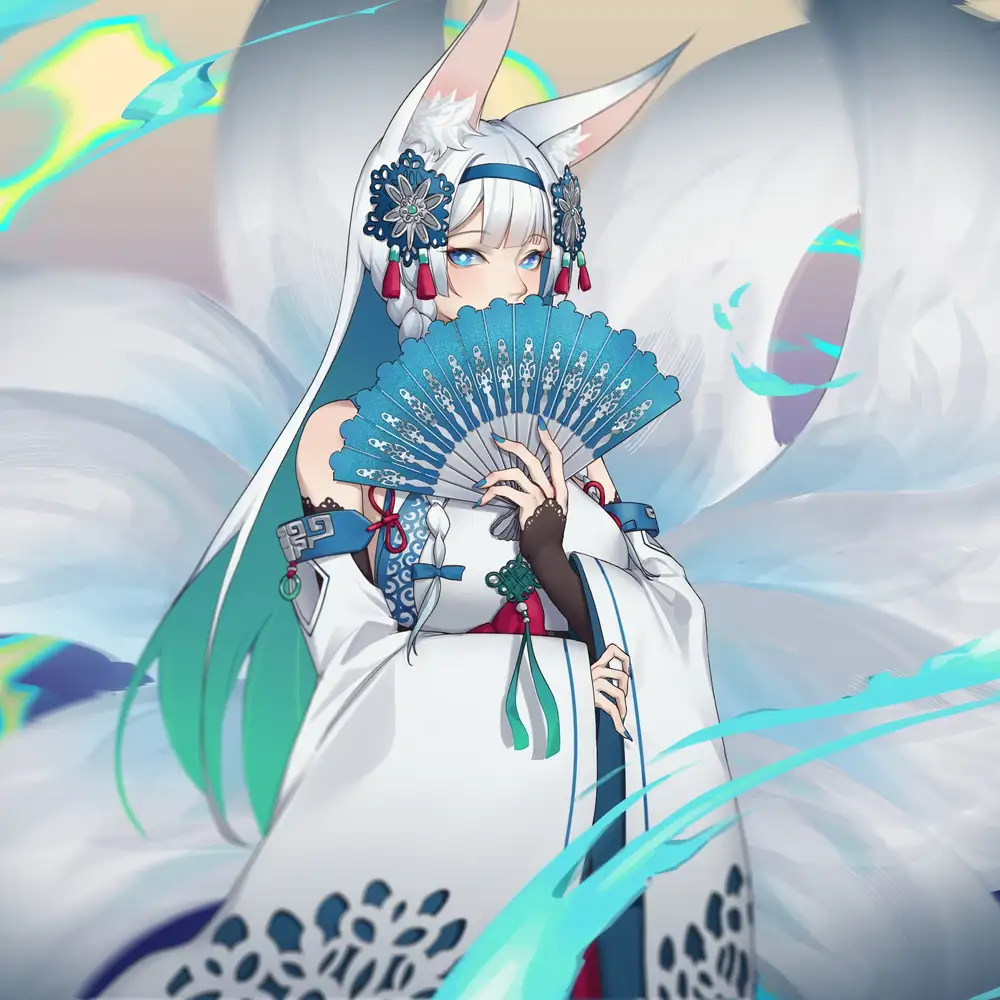 ảnh hồ ly anime sang chảnh 