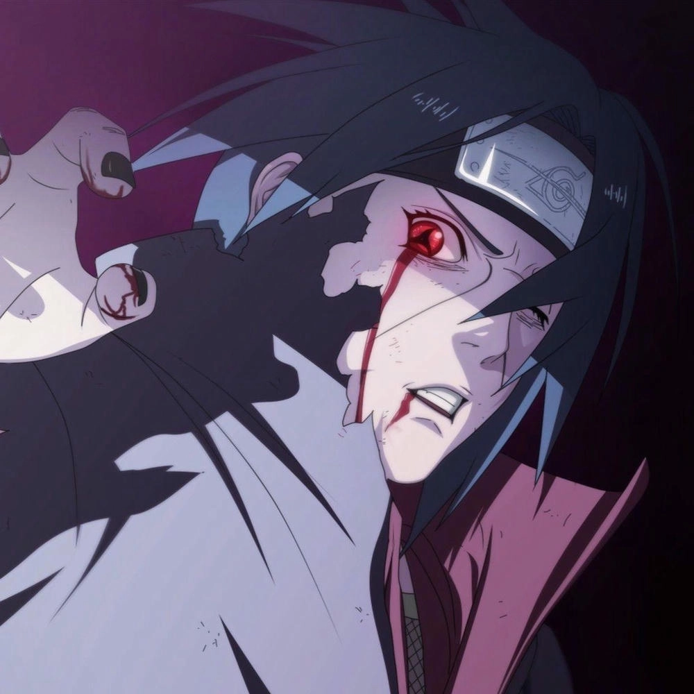 itachi sharingan đỏ rực 