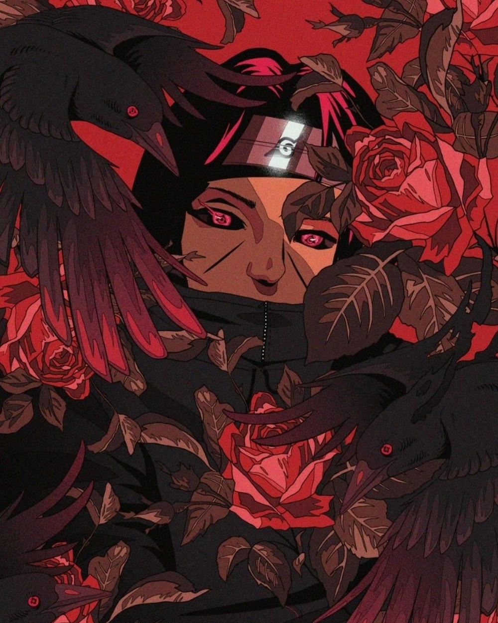 itachi cười nửa miệng 