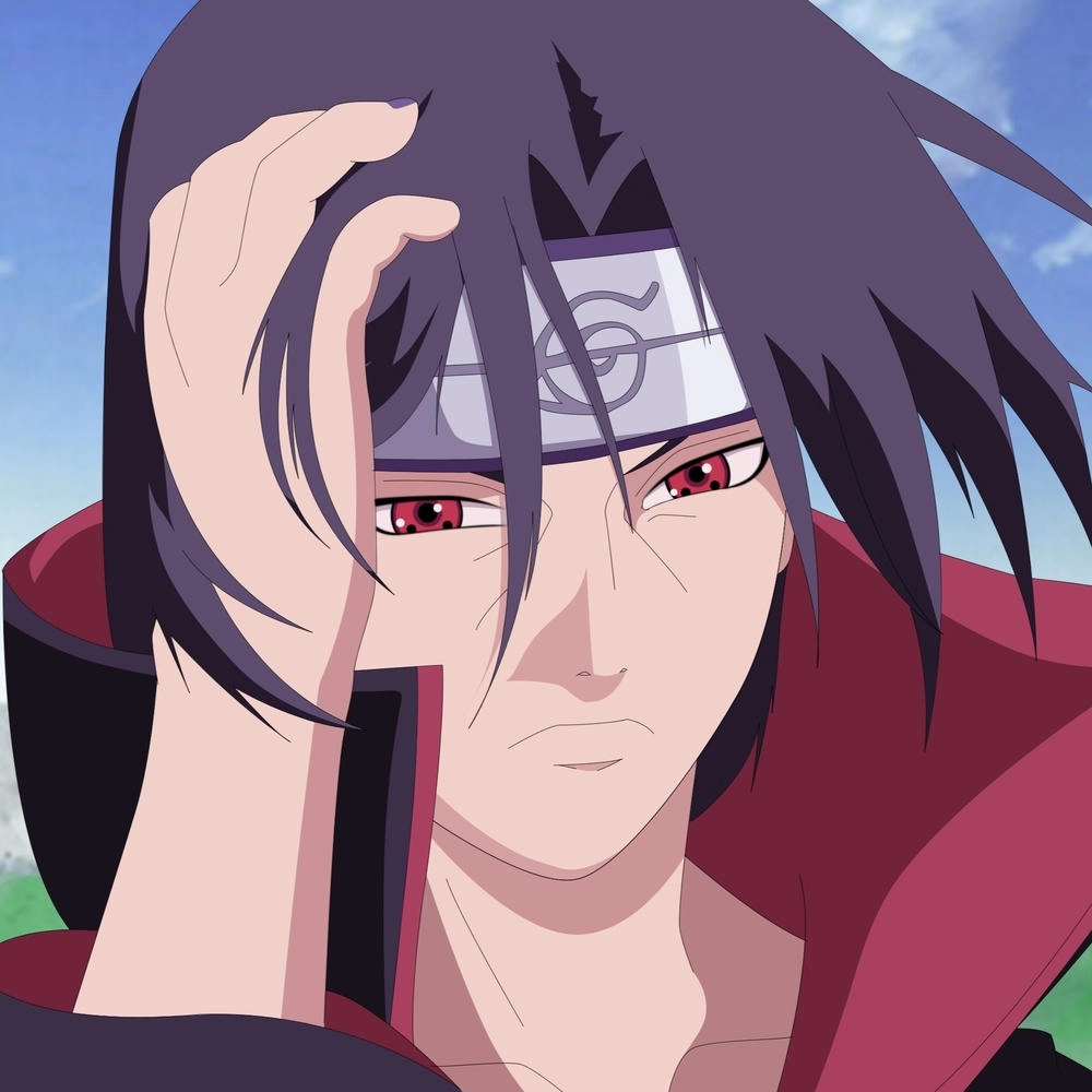 itachi ngồi suy tư 
