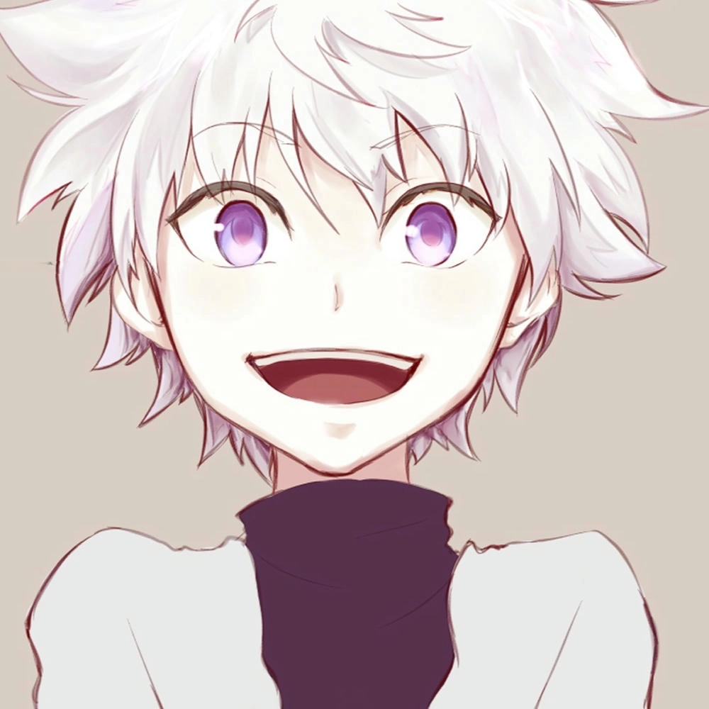 ảnh anime nam tóc trắng