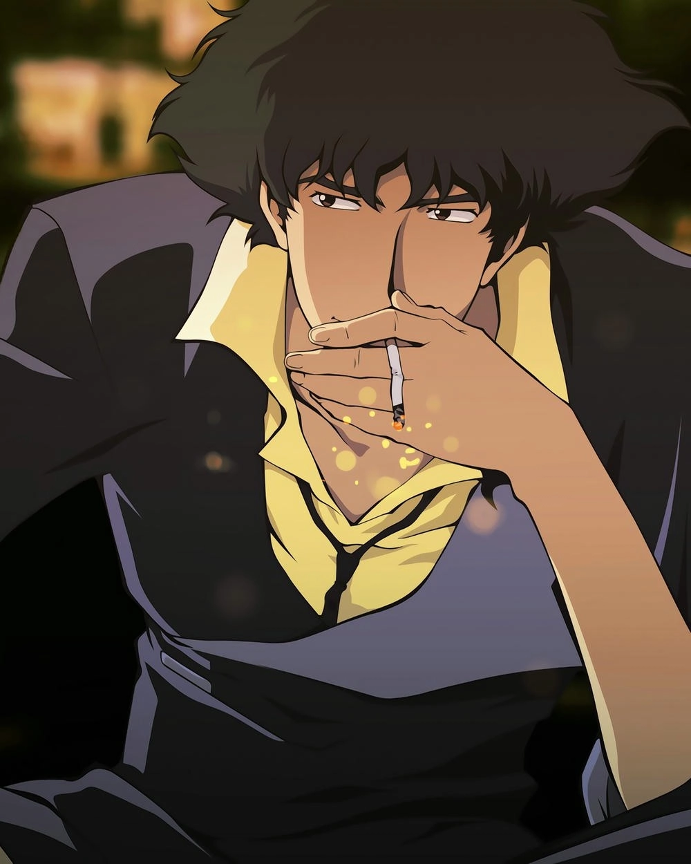 hình anime nam hút thuốc