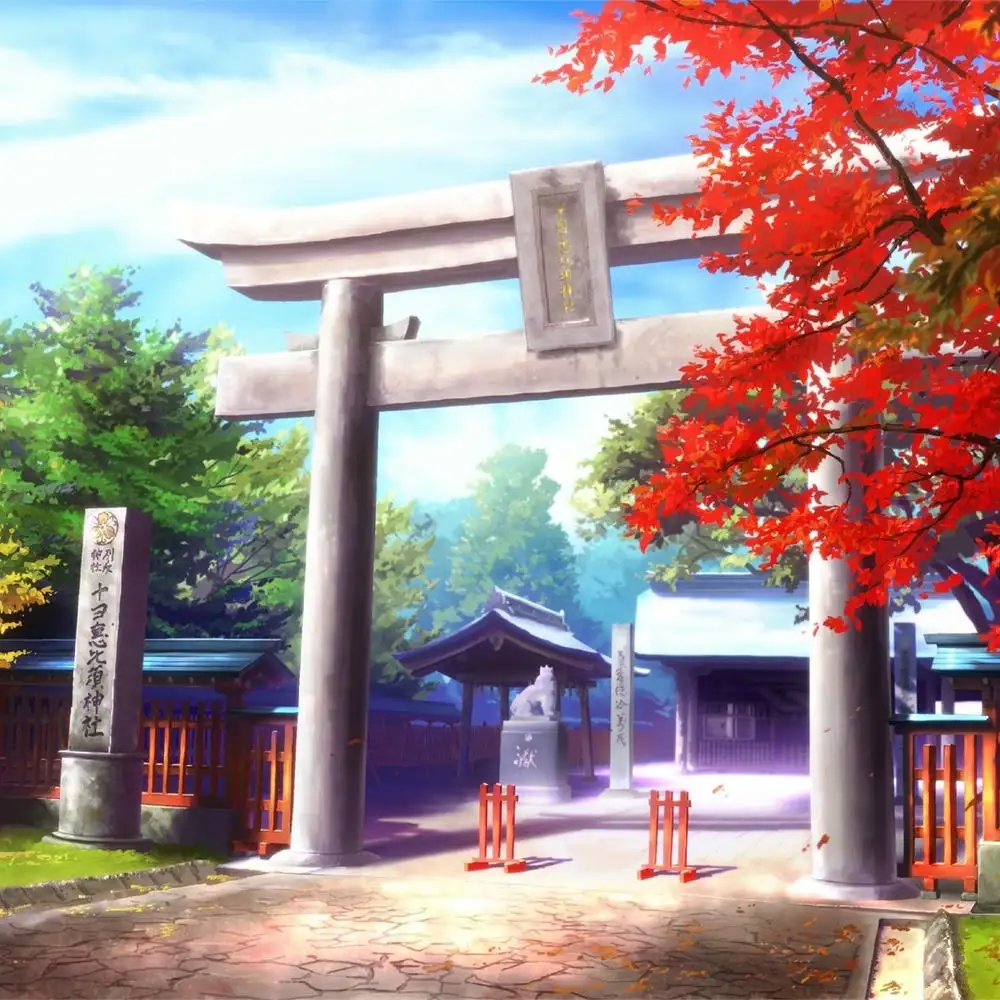 phong cảnh anime đẹp rực rỡ