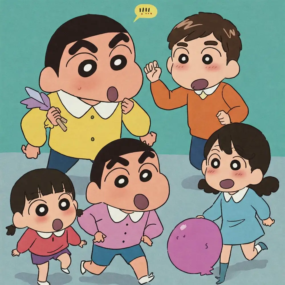 ảnh Shin đang làm trò siêu bựa 