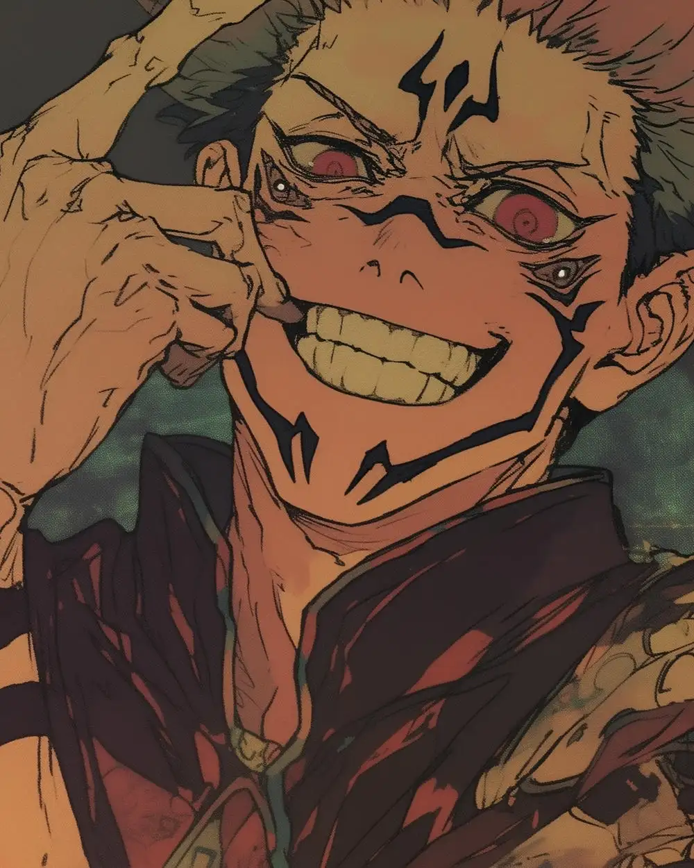 hình anime sukuna cực ngầu 