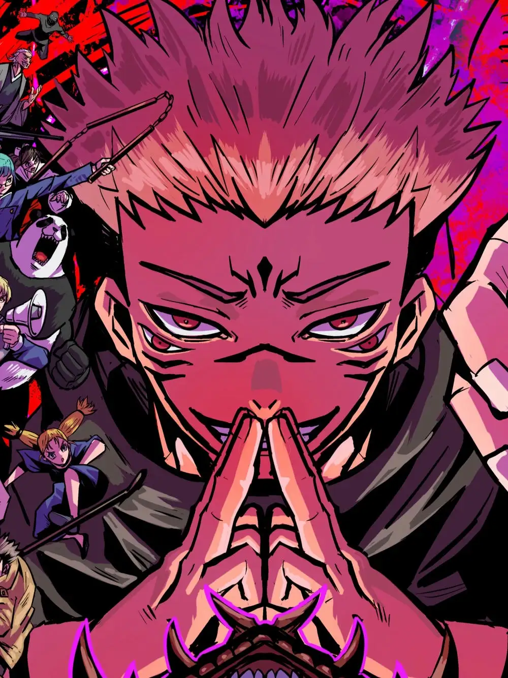 ảnh anime sukuna phong cách ngầu 