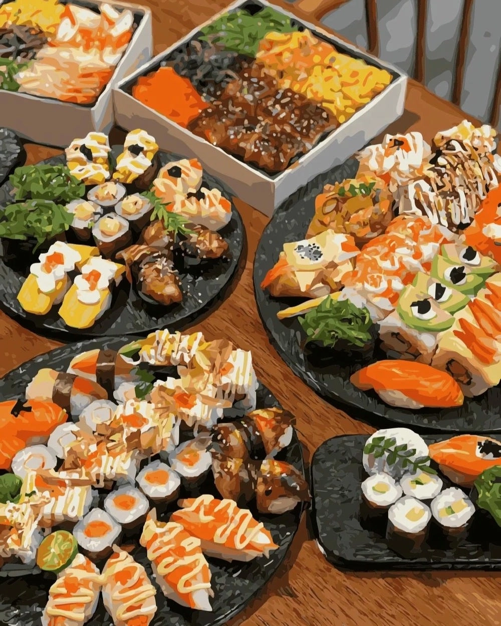 hình ảnh anime sushi 