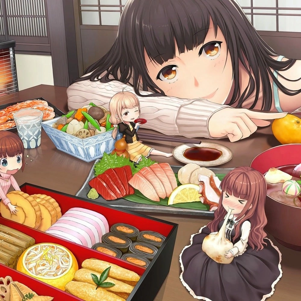 hình ảnh anime có đồ ăn đẹp 