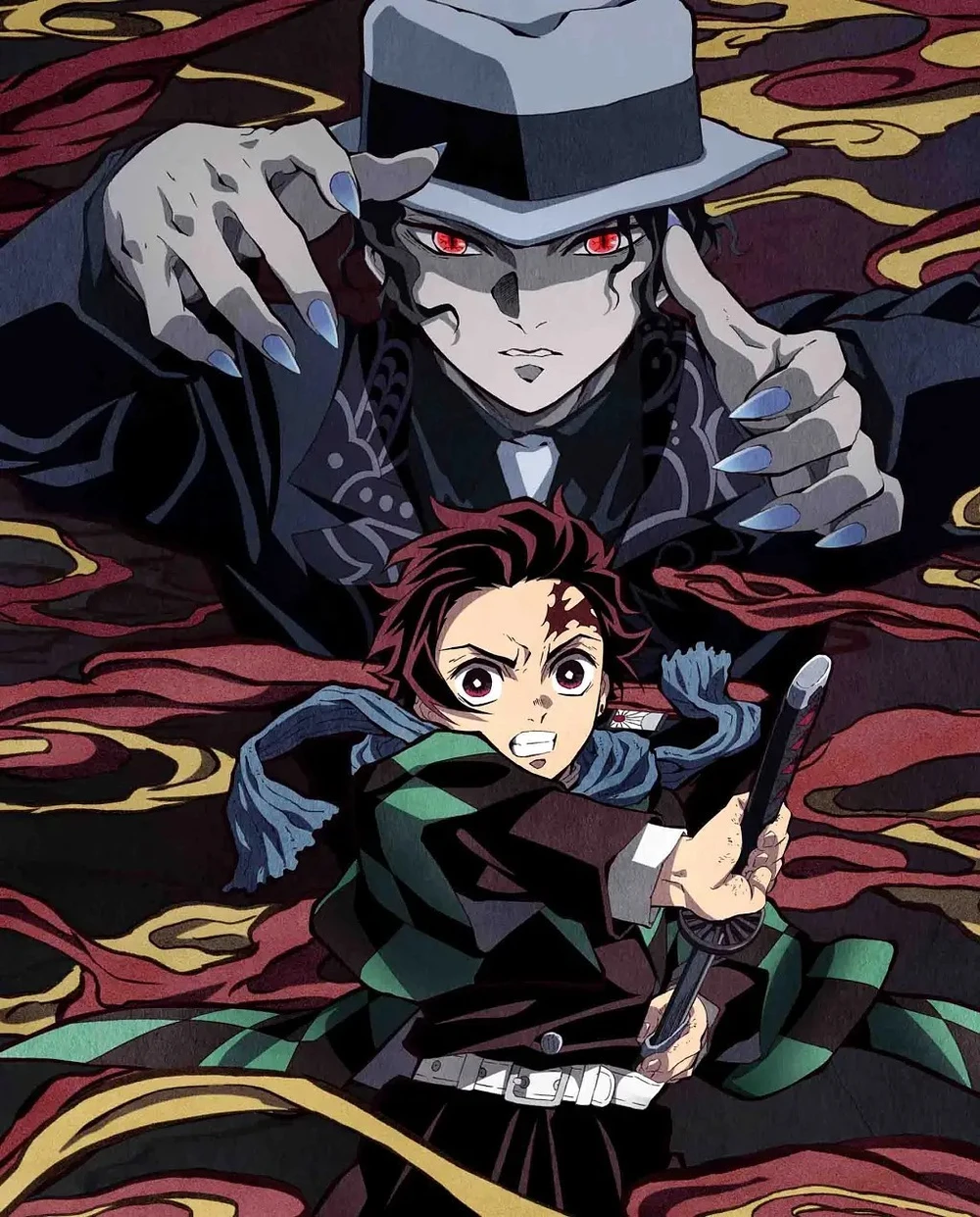 ảnh muzan dạng người trong anime 