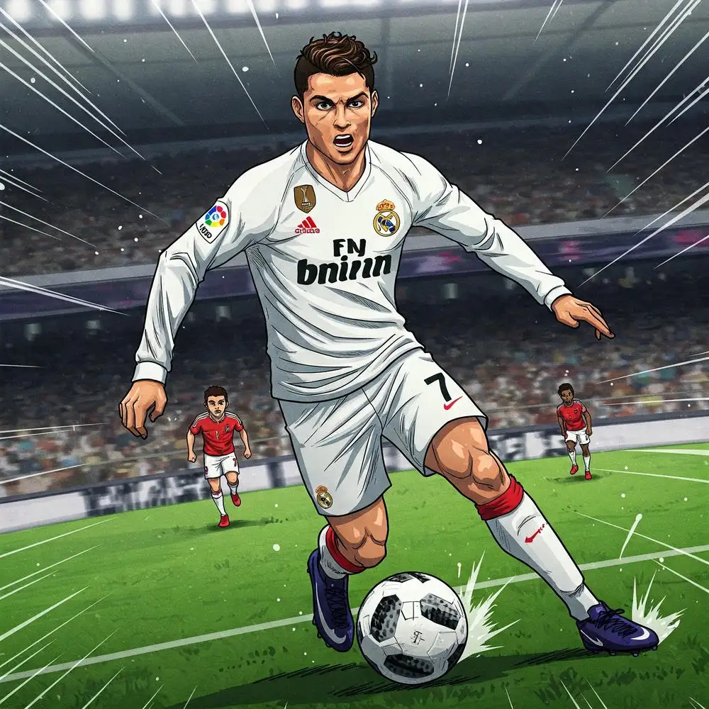 ảnh ronaldo anime đẹp