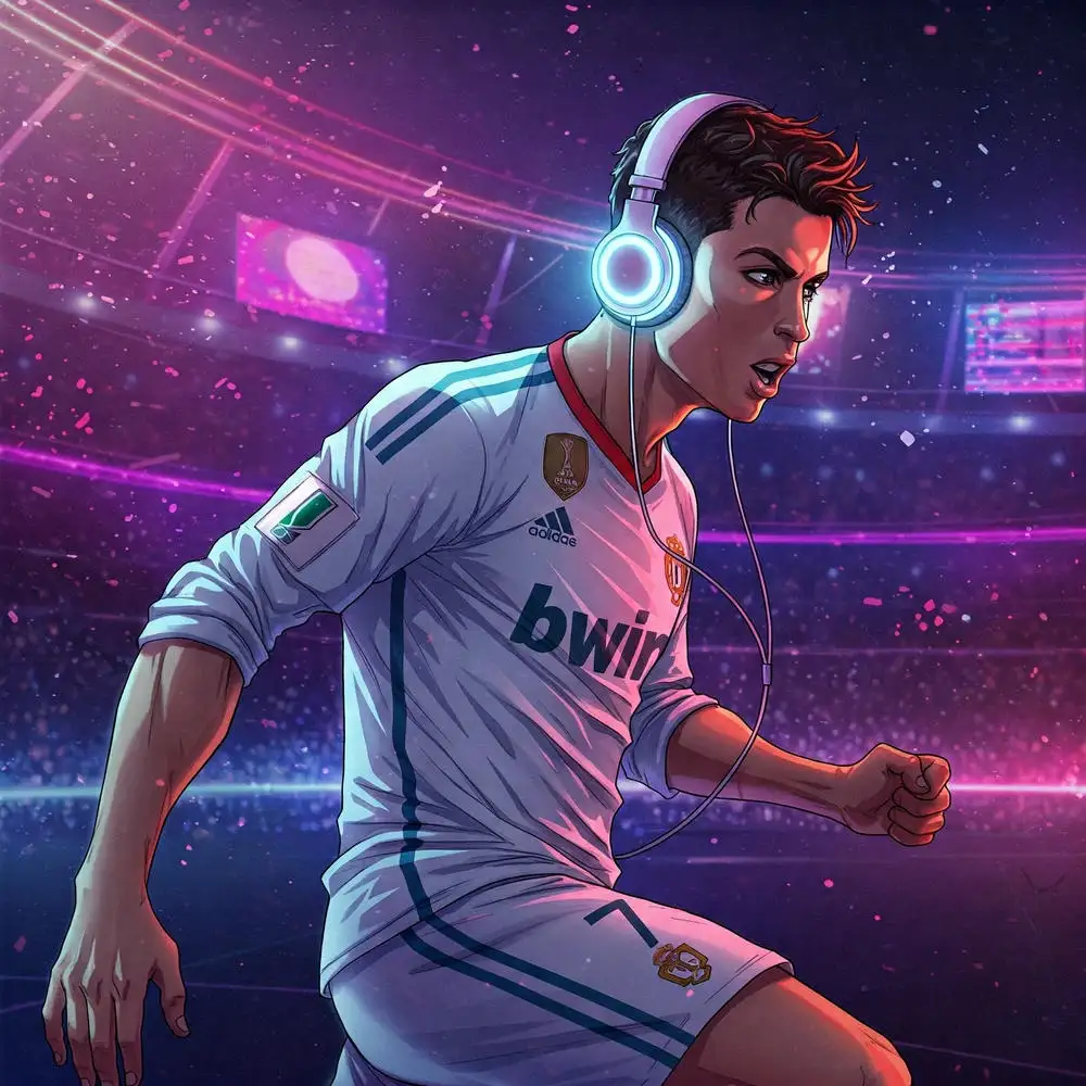 hình nền ronaldo anime sắc nét 