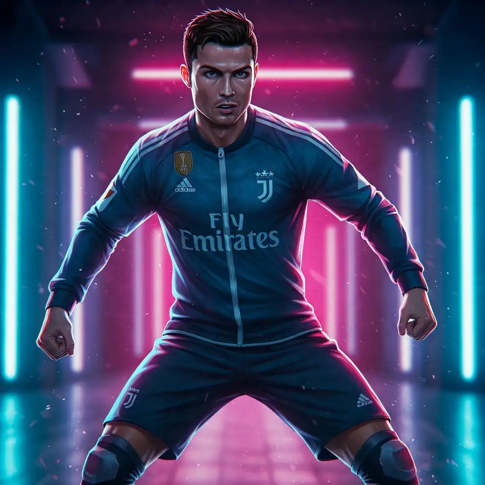 cr7 anime với phong cách huyền thoại