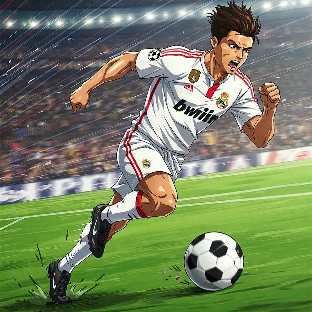 ảnh ronaldo anime dễ nhìn