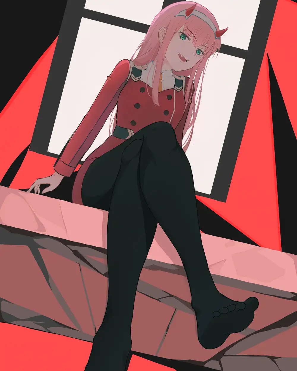 ảnh anime hot girl zero two 