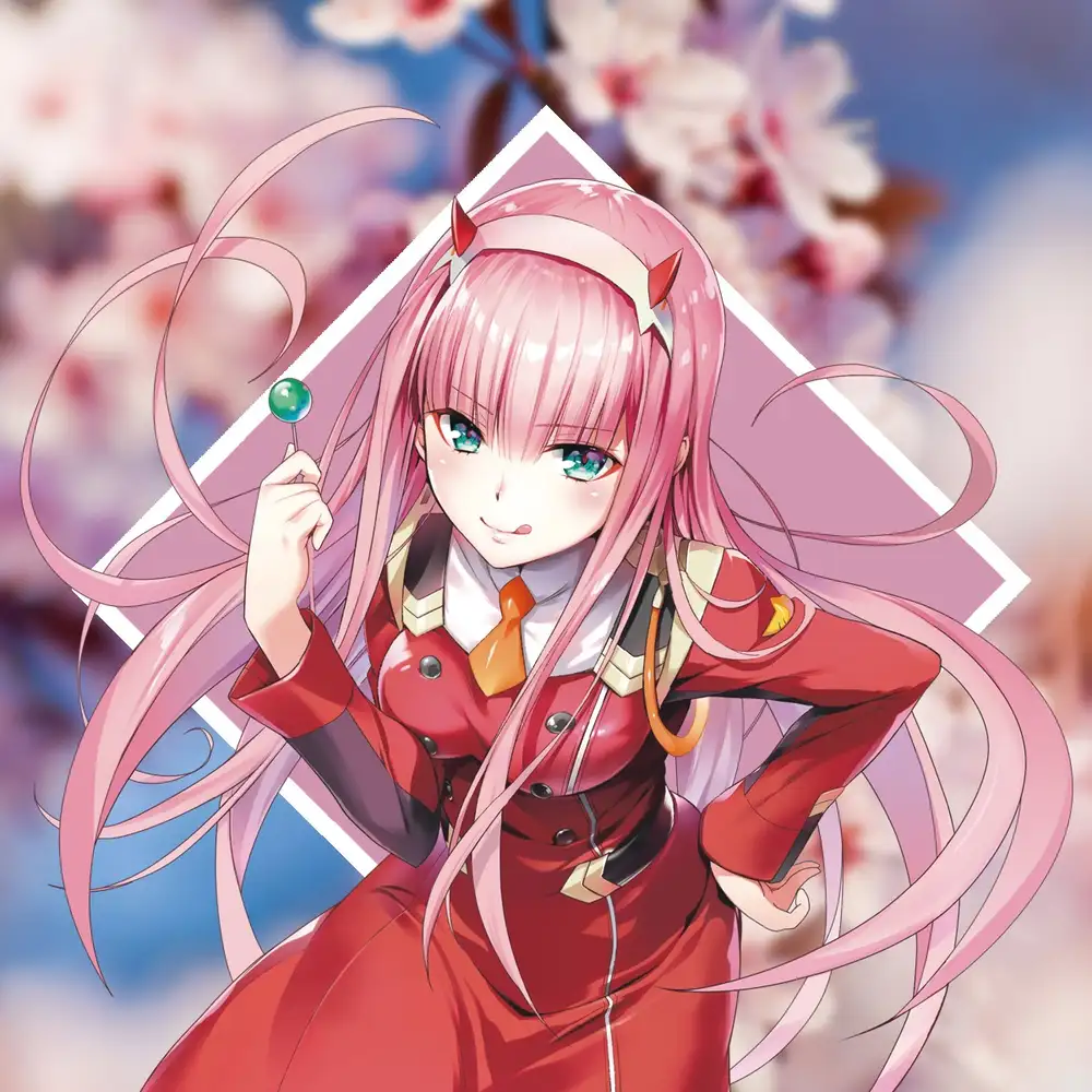 ảnh nghệ thuật về zero two