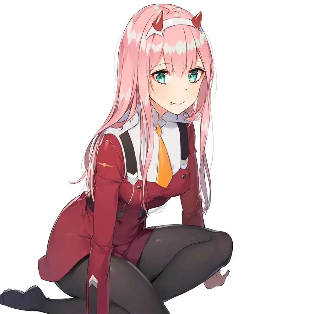 hình ảnh zero two xinh đẹp và quyến rũ 