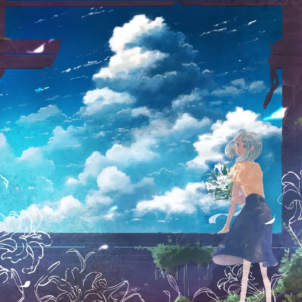 bầu trời anime trong vắt 