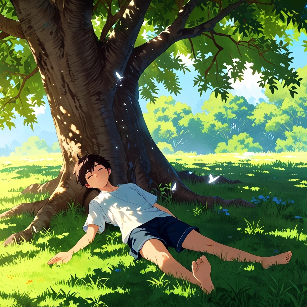 bình yên anime phong cảnh tĩnh lặng 