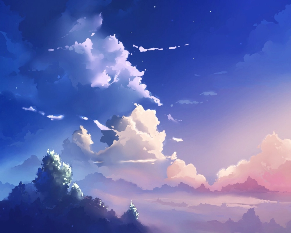 ảnh yên bình anime thanh bình, dịu dàng 