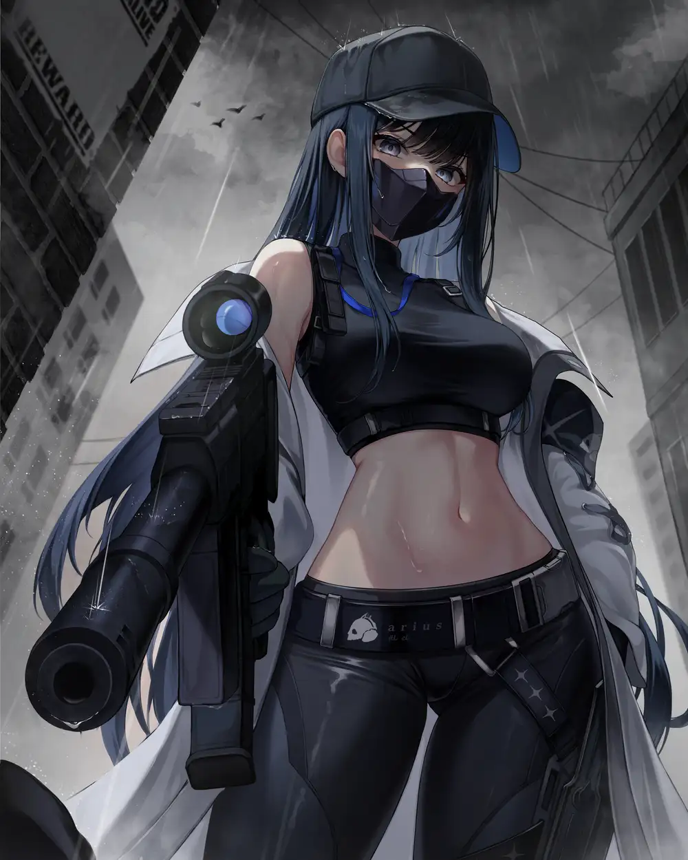 ảnh anime che mặt cool ngầu 