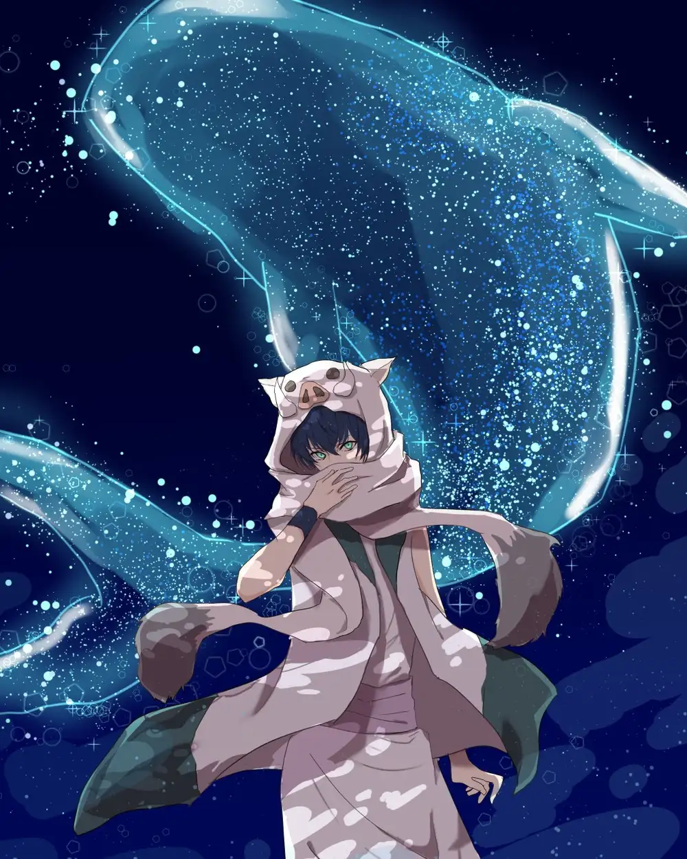 ảnh anime che mặt cute