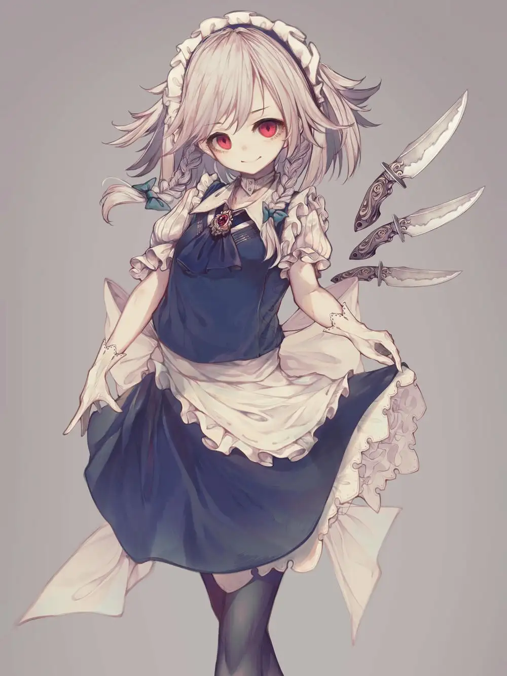 ảnh hầu gái anime xinh đẹp 