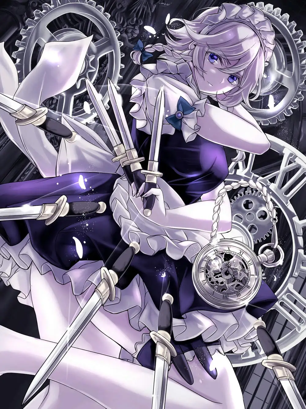 ảnh anime hầu gái phong cách châu Âu 