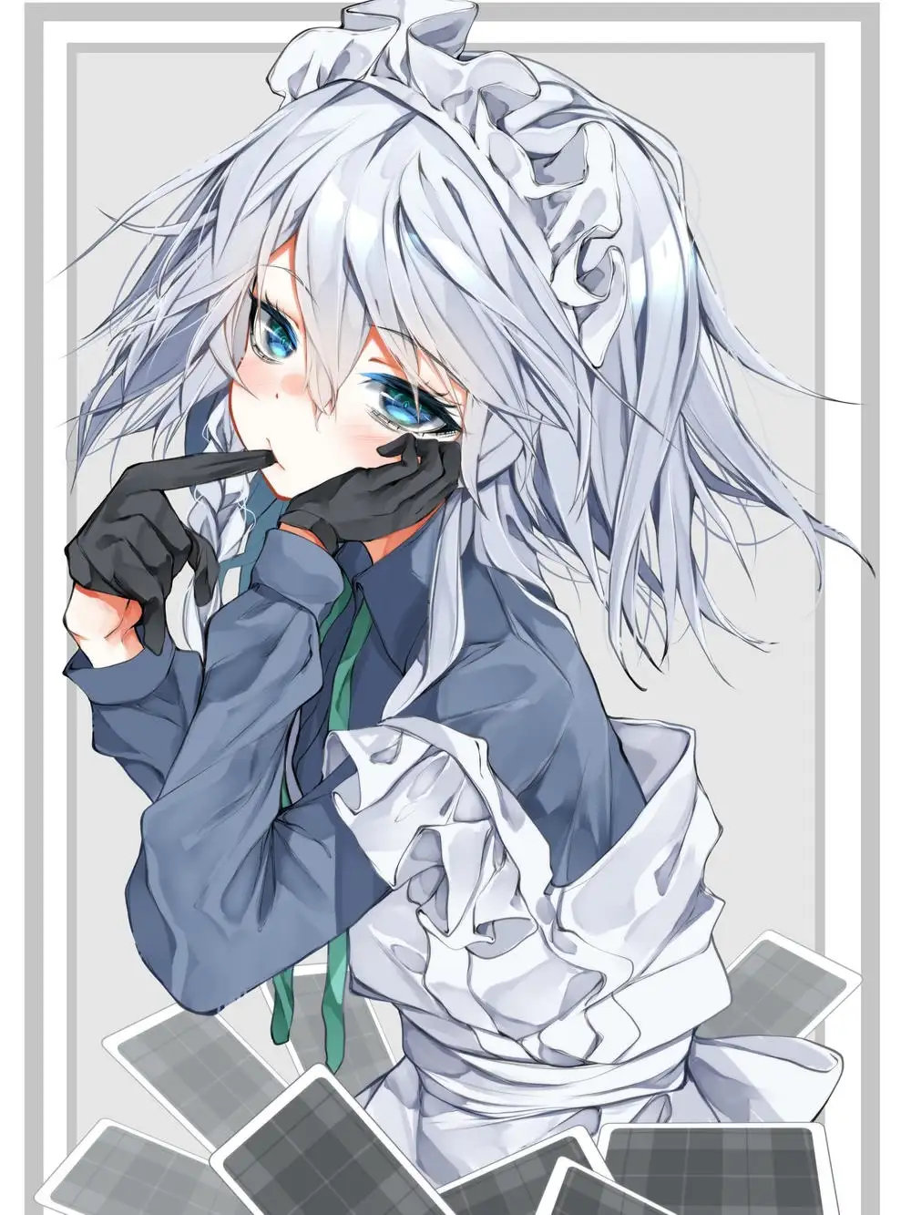 ảnh anime nữ hầu gái đáng yêu 