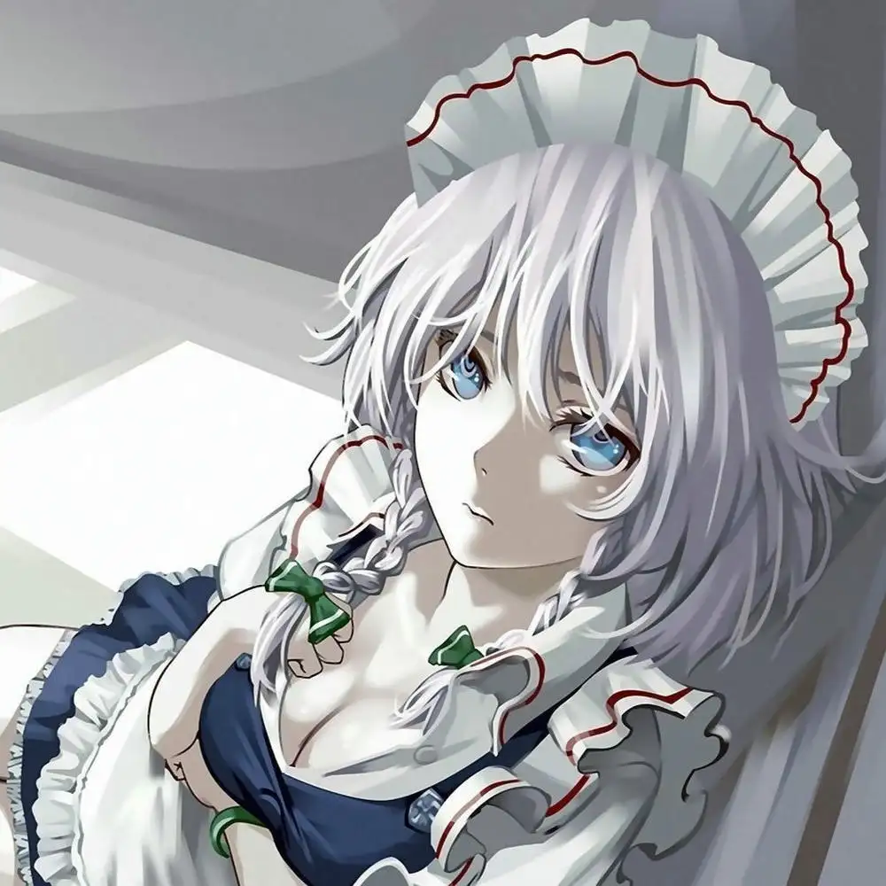 ảnh anime hầu gái mang tạp dề 