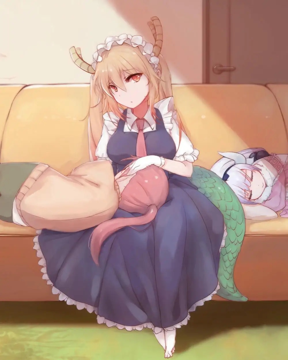 ảnh anime nữ hầu gái đội mũ 