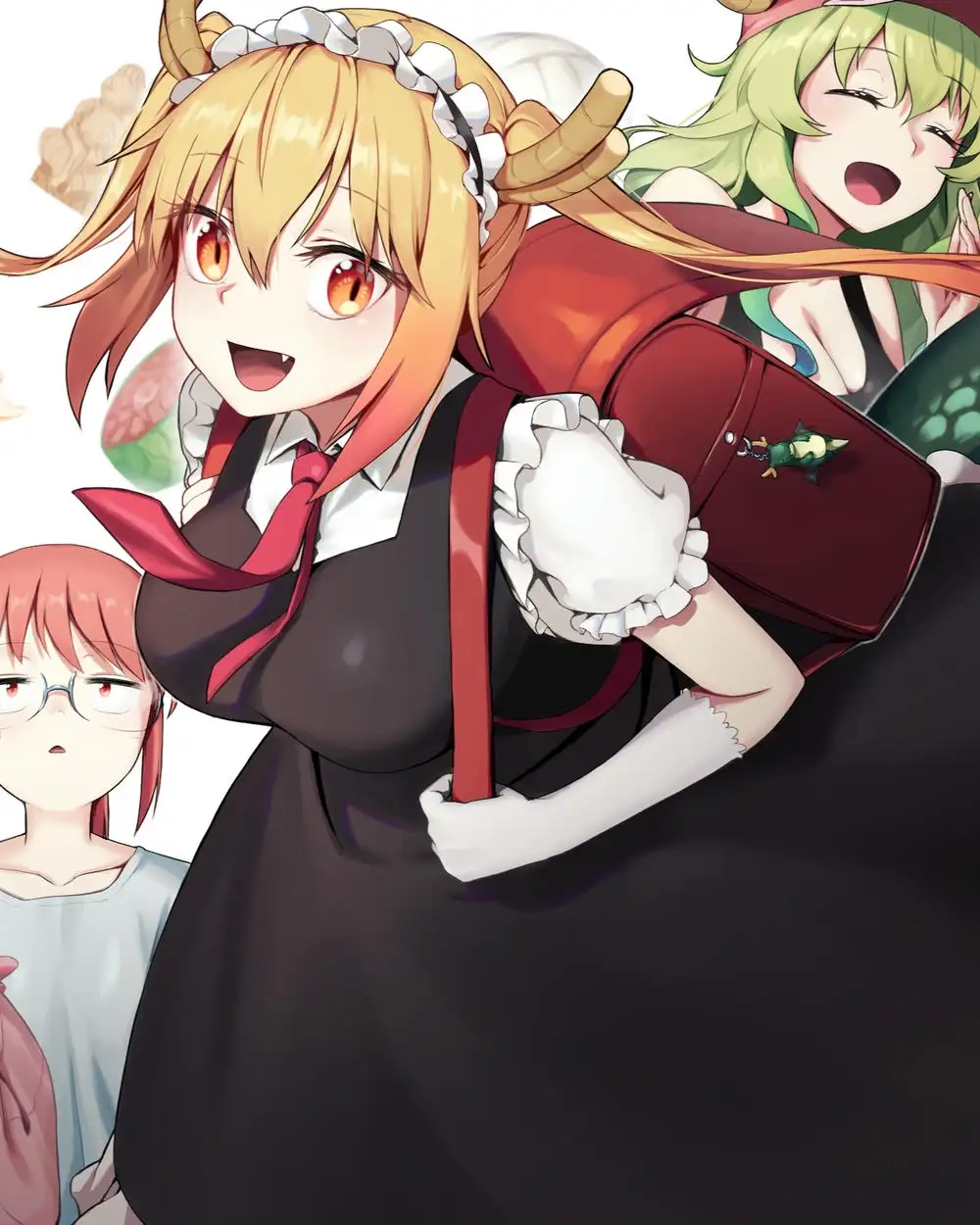 ảnh anime hầu gái đang phục vụ 