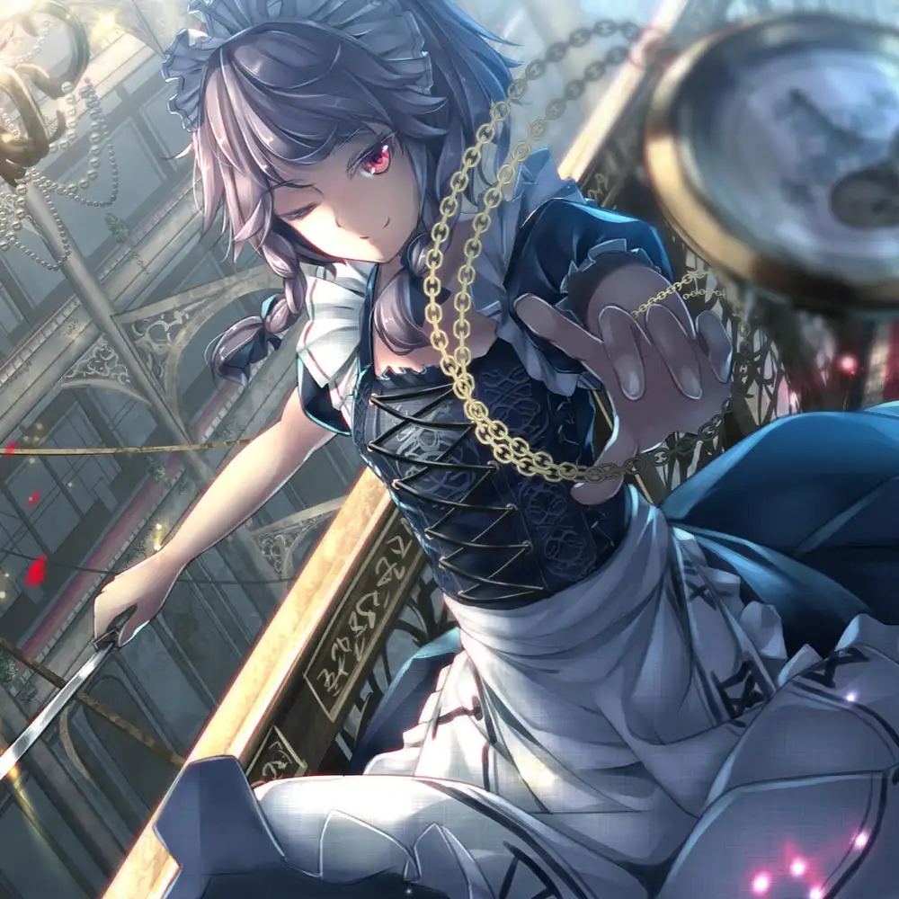 ảnh anime nữ trong bộ đồ hầu gái 