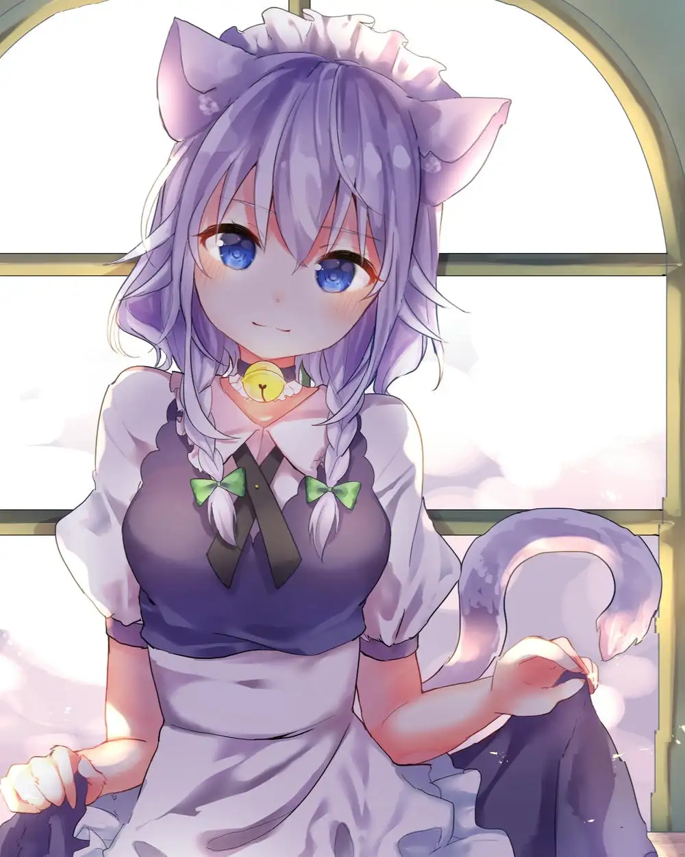 ảnh anime hầu gái phong cách cổ điển 