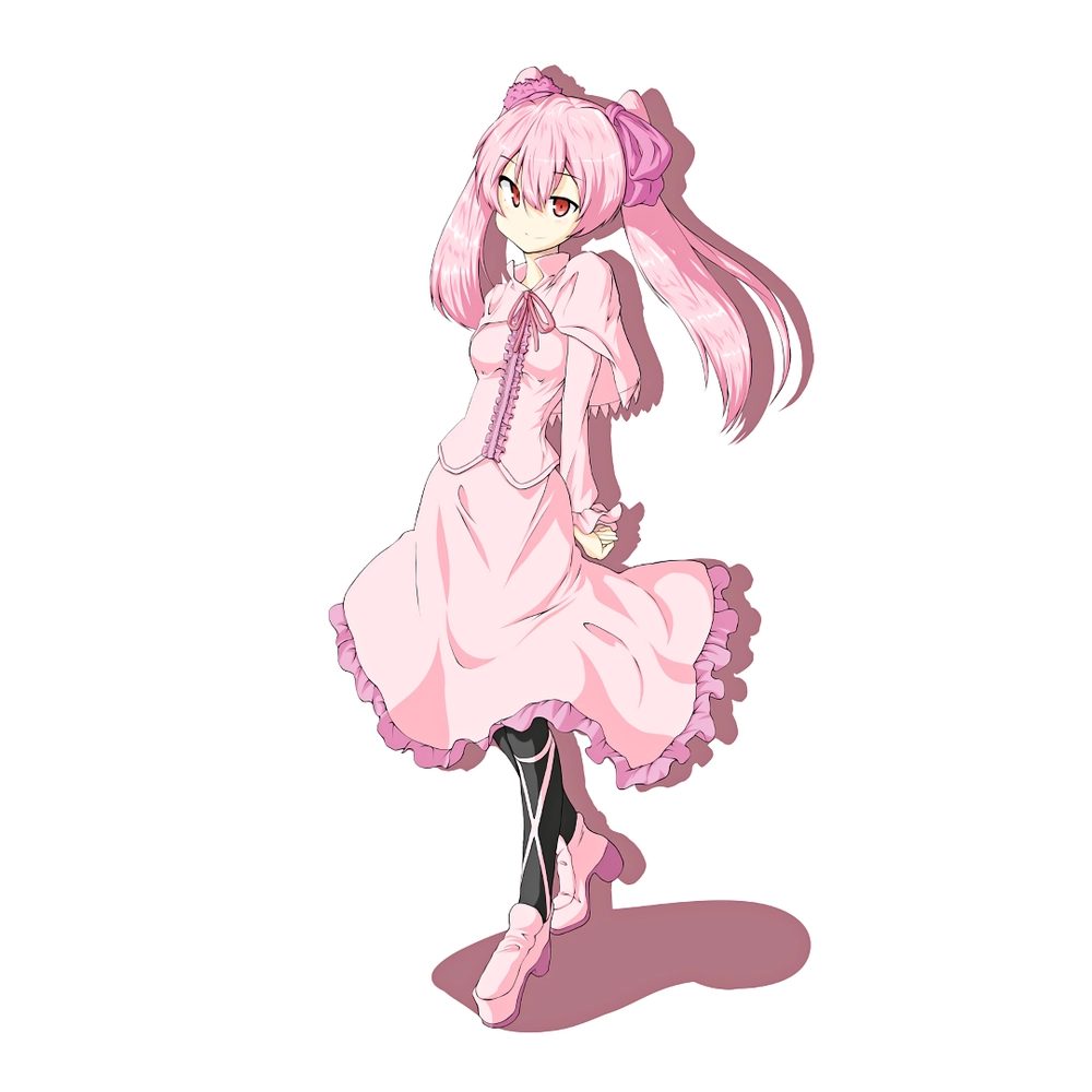 hình anime màu hồng đẹp hút mắt 