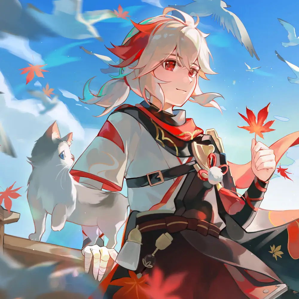 ảnh mèo anime màu sắc tươi sáng 