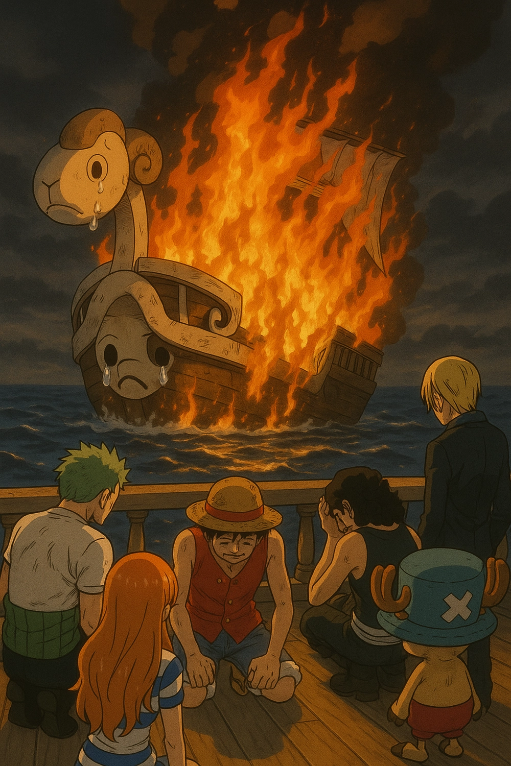 one piece ảnh đẹp của Luffy và đồng đội