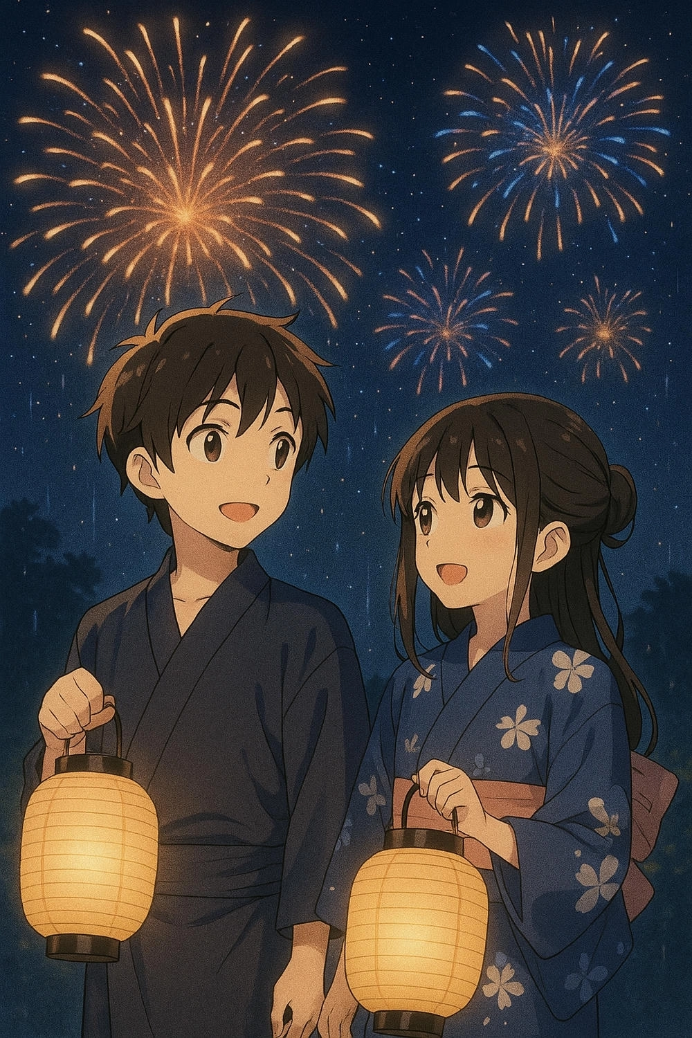 hình ảnh anime tình yêu lãng mạn
