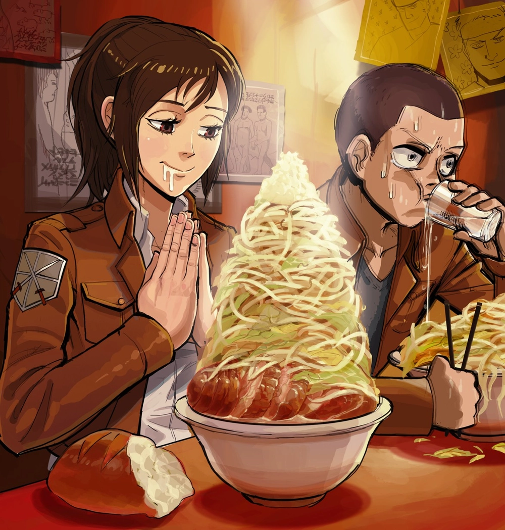 hình attack on titan hài hước