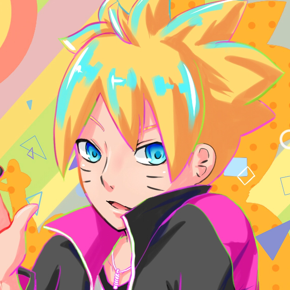 hình ảnh boruto trong trang phục ninja 
