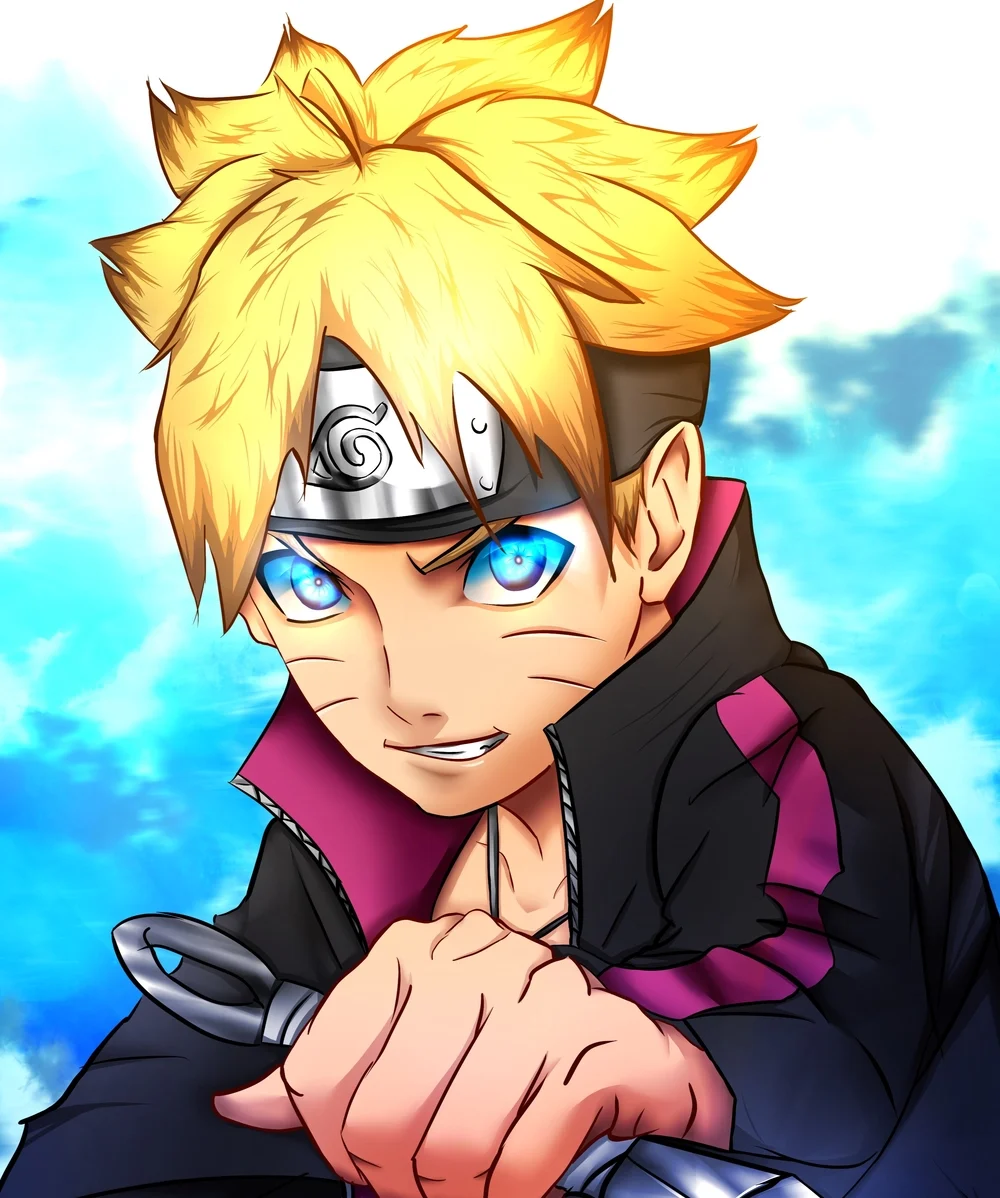 ảnh boruto sử dụng rasengan uốn cong 