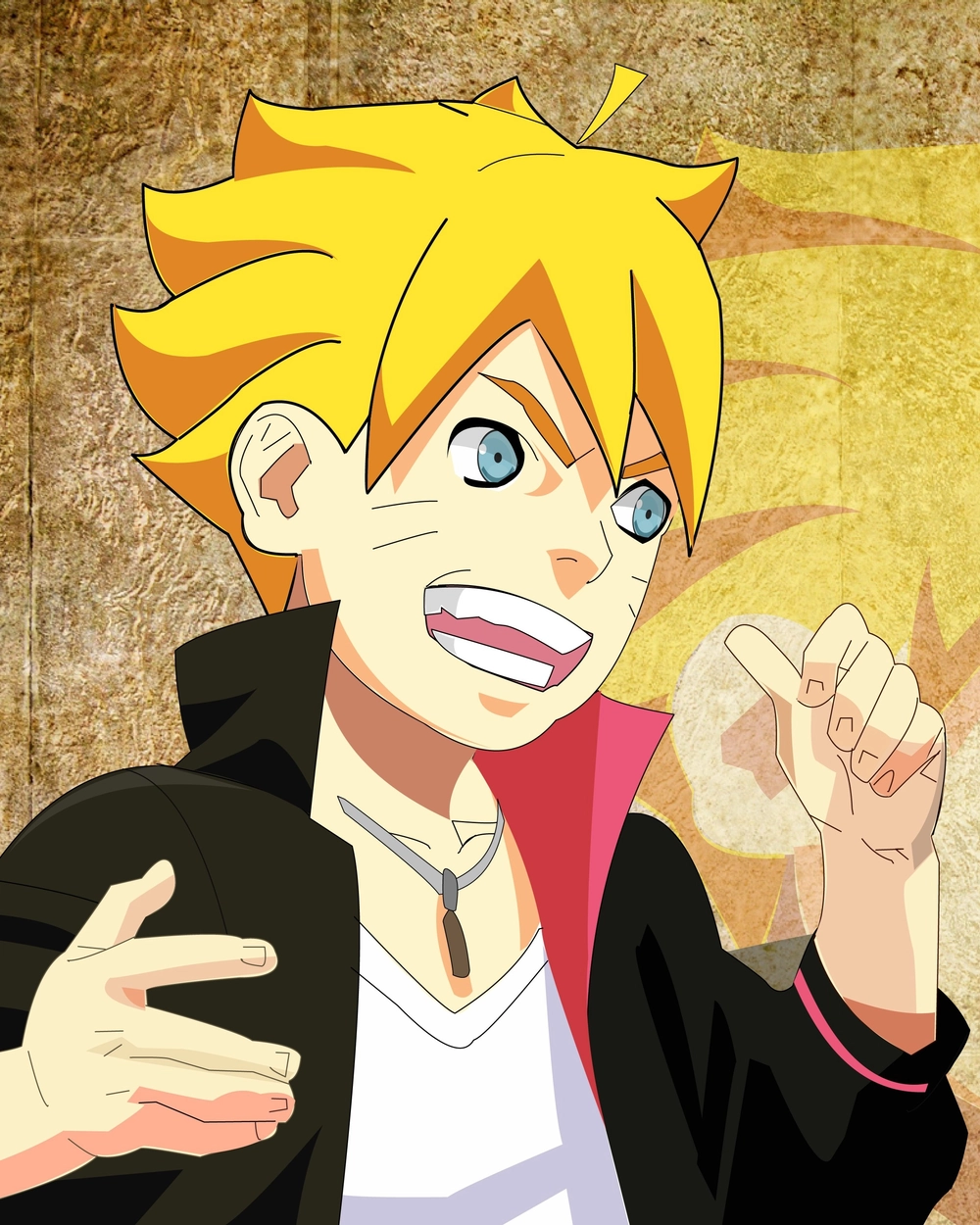 ảnh chibi boruto và nhẫn loạn đáng yêu