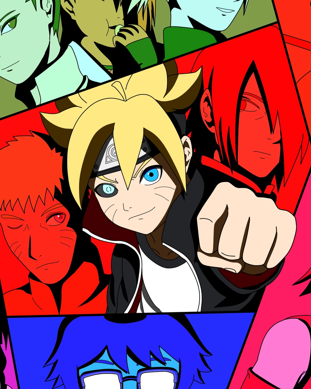 hình boruto tập luyện chăm chỉ 