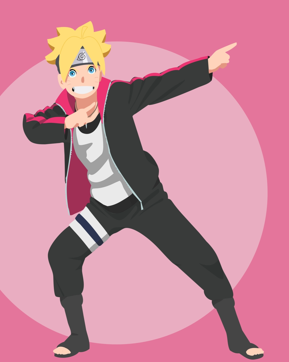 hình boruto với biểu cảm hài hước 