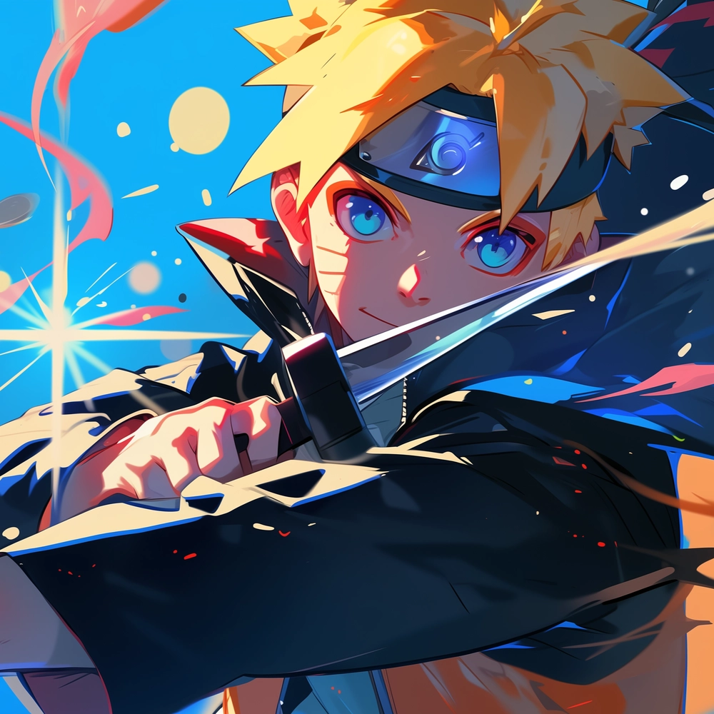 boruto và sarada chiến đấu cùng nhau 