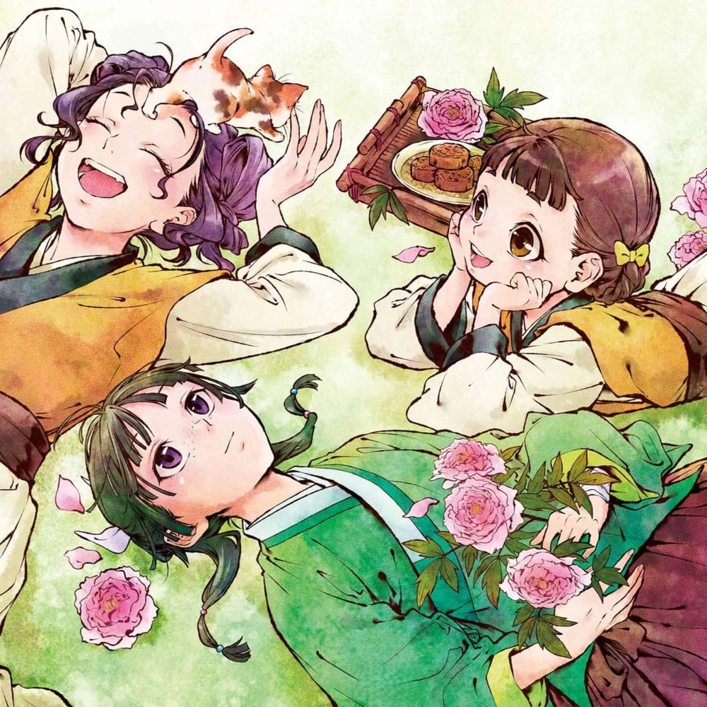 ảnh anime dược sư tự sự vẽ tay 