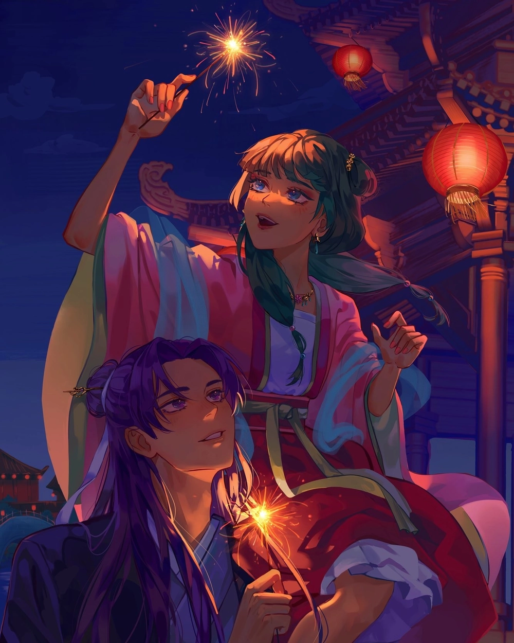ảnh dược sư tự sự Jinshi và Maomao khí chất cao quý 
