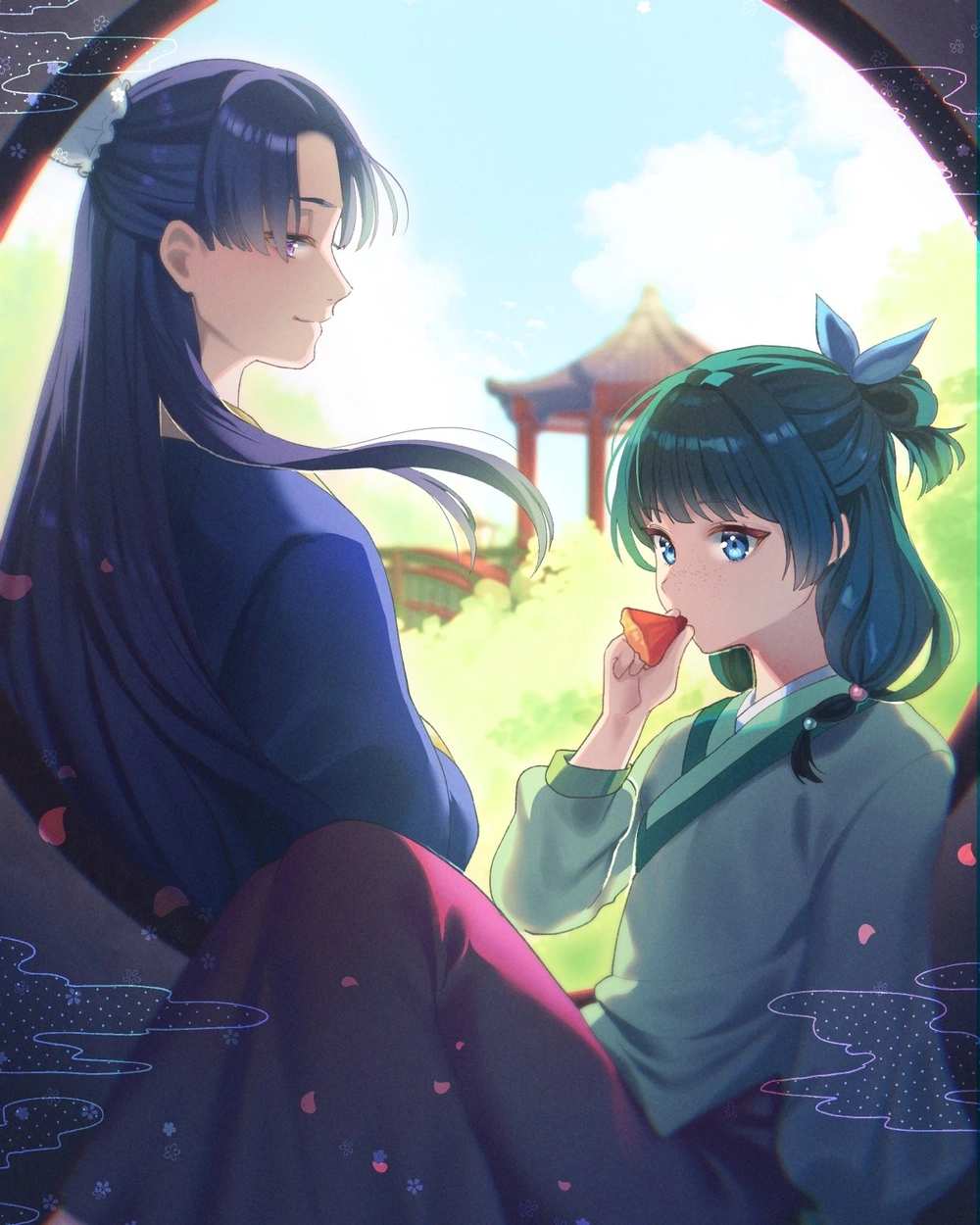 dược sư tự sự anime Jinshi bên cạnh Maomao 