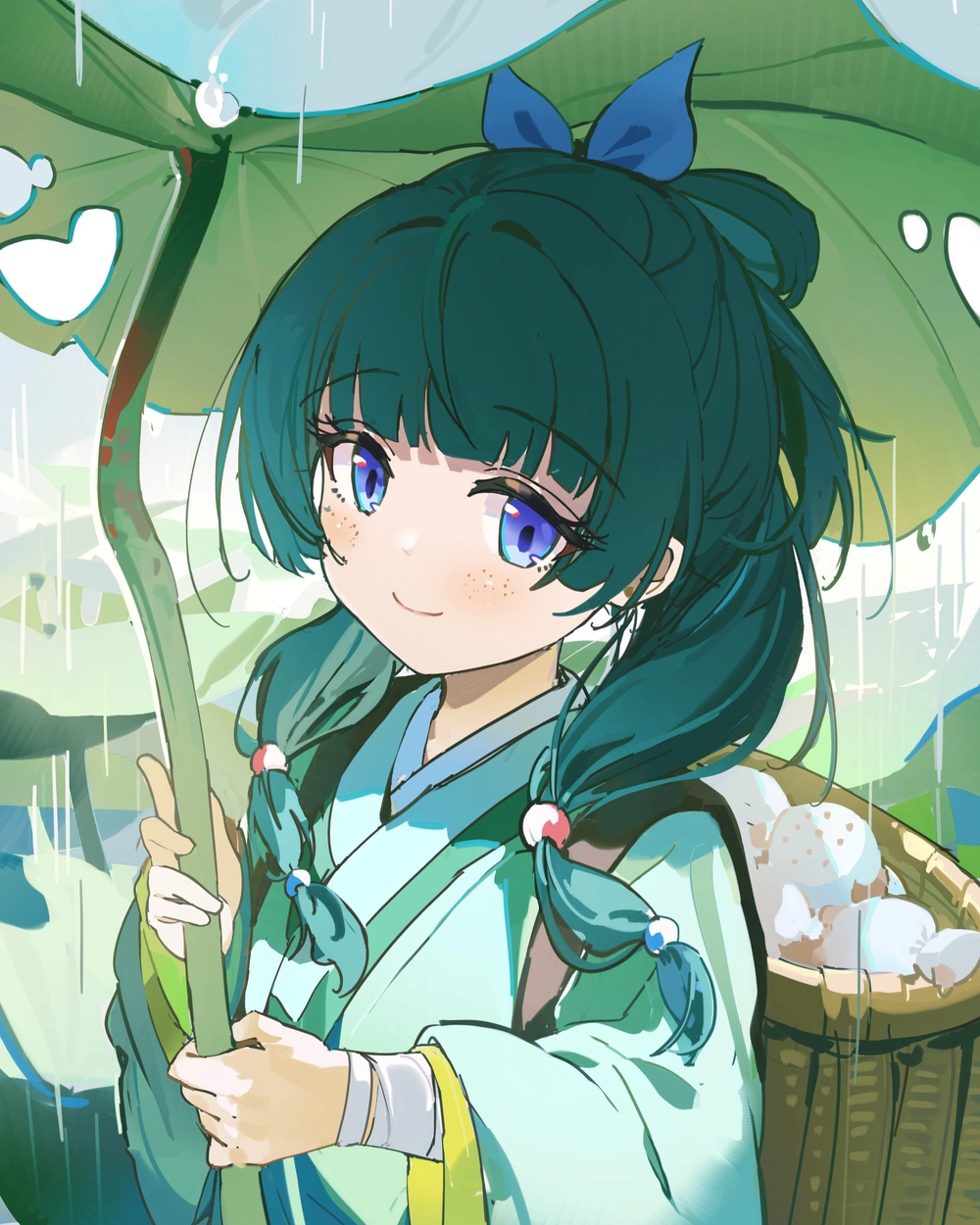 dược sư tự sự anime Maomao phong cách cổ trang 